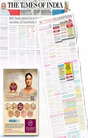 Dainik Saamana tearsheet proof